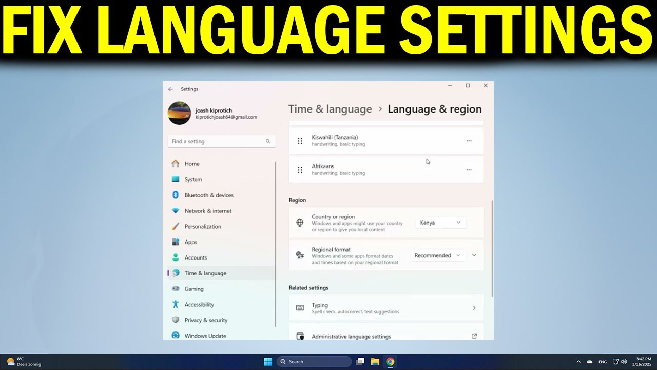 How To Fix Cannot Change Display Language in Windows 11 - YouTube