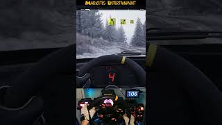 POV en el Peugeot 306 Maxi KitCar sobre nieve y el coche decide que el agarre es opcional ❄️🥶