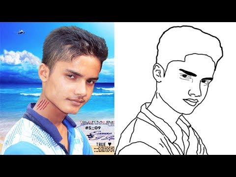how to drawing a picture like your face on photoshop 7.0
