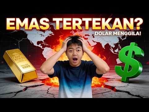 Geopolitik Memanas & Dolar Bergejolak! Harga Emas Akan Naik atau Turun? #geopolitik #emas #investasi