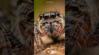Salticidae Iridescent Chelicerae Micro Setae Analysis #pickfallstriani