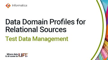 Data Domain Profiles for Relational Sources in Test Data Management