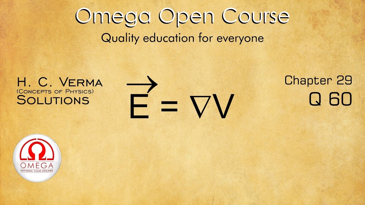 H. C. Verma Solutions - Chapter 29, Question 60 iit jee exam pattern