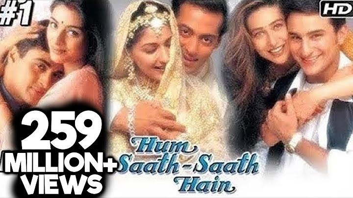 हम साथ साथ हैं - 1/16 - बॉलीवुड फिल्म - सलमान ख़ान, सैफ अली खान और करिश्मा कपूर