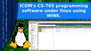 Ham Radio and Linux - Running ICOM's programming software under linux using WINE. screenshot 4
