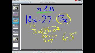 Missing Angle Measures