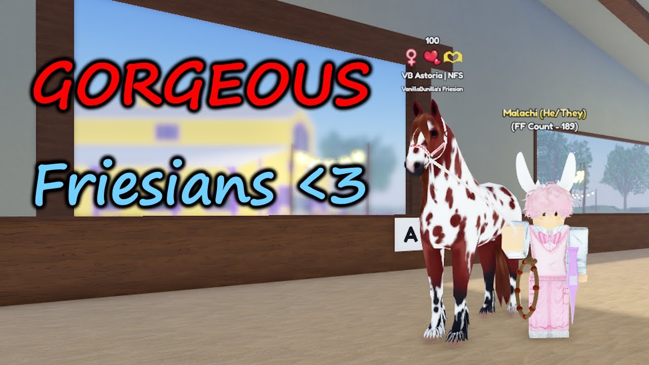 Breeding GORGEOUS Show Friesians in Wild Horse Islands | RP - YouTube