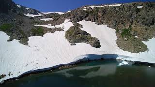 Drone video of Emigrant Lake