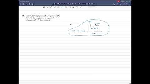 Problem 6.7, Fundamentals of Electric Circuits, 7th ed, by Charles Alexander, Matthew Sadiku