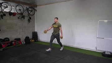 Forward Lunge  with Overhead Reach and Rotation