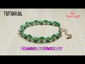 STEP BY STEP TUTORIAL: BEADED BRACELET/ANKLET||TUTORIAL MEMBUAT GELANG MANIK||DIY