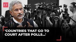 'Countries that go to court...': EAM Jaishankar slams Western media for 'gyan' on Indian elections