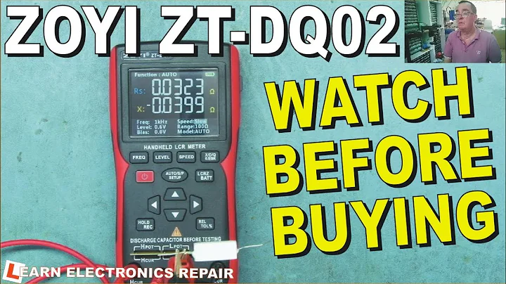 Zoyi ZT-DQ02 LCR Bridge ESR And Battery Internal Resistance Tester : Test And Review