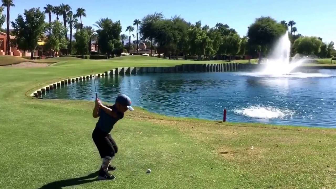 '16 Palm Springs Open @ Westin Mission Hills Pete Dye course hole#14