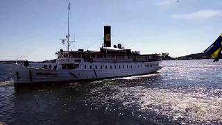 Vintage ships/steamers in Vaxholm, Sweden (S/S Storskär & M/S Västan)
