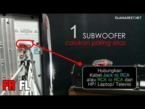 Video: Cara Menyambungkan Subwoofer Aktif Ke Komputer