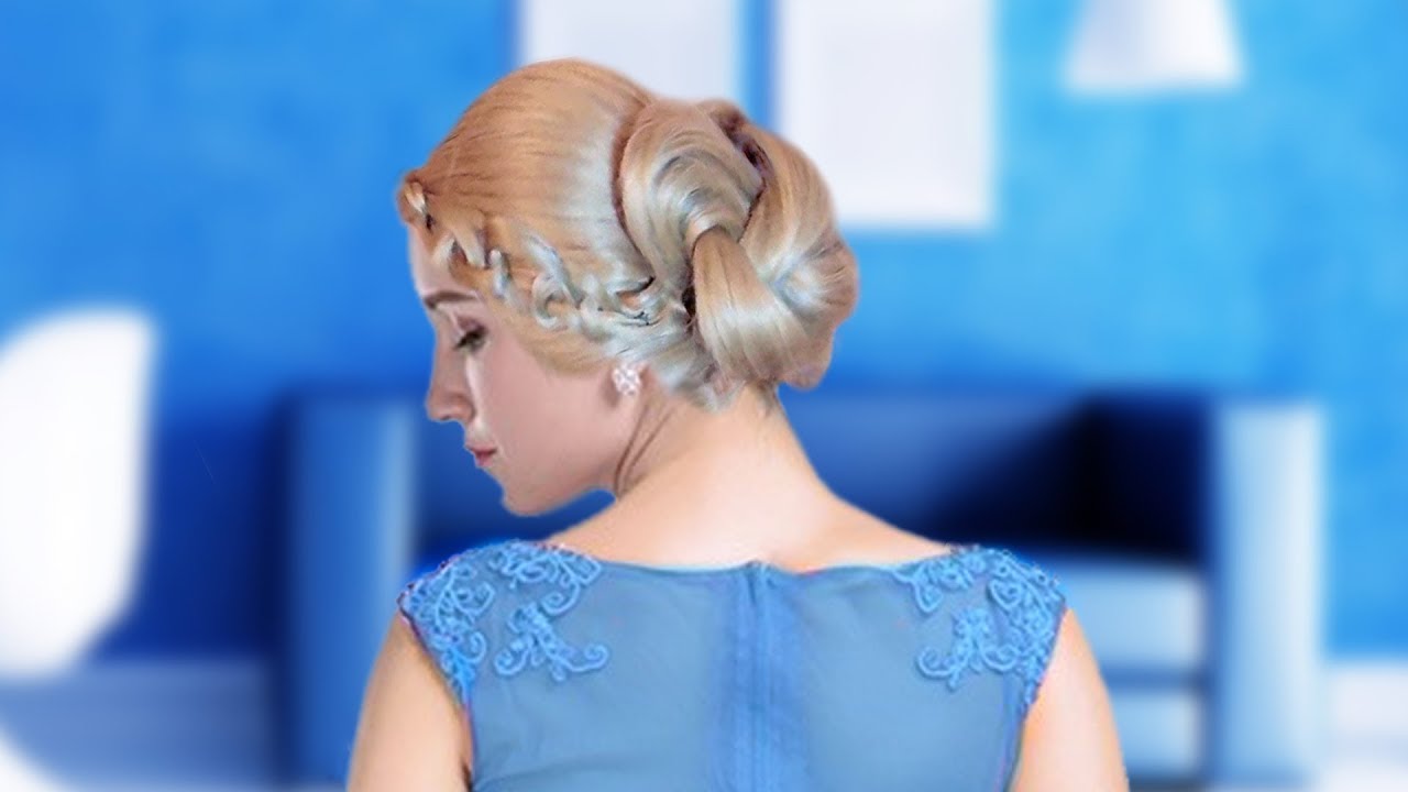 Easy Updo Hairstyle | Perfect Braid Bun with Side Chain hairstyles for school quick and easy