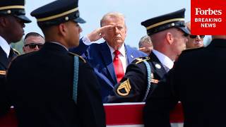 BREAKING: Trump, Pete Hegseth Attend Dignified Transfer For 4 Soldiers Killed In War With Iran