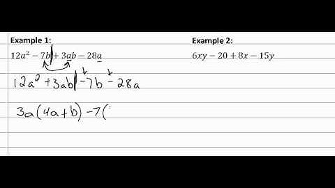 10.1e Factor Common Factors and Grouping-Grouping with Change of Order