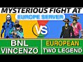 BNL & VINCENZO VS EUROPEAN 2 LEGEND PLAYER Clash Squad Custom Room Match || OP ONE TAP HEADSHOT 💘