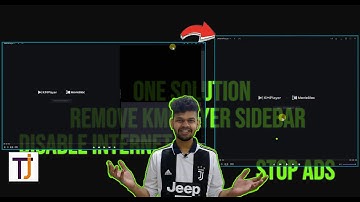 How to stop Ads from A Progam in Windows | Remove KMPlayer sidebar || Disconnect the internet