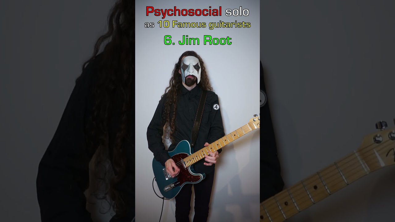 Psychosocial Solo As 10 Famous Guitarists Slipknot
