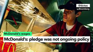 McDonald's Is Breaking Its Minimum-Wage Pledge, Workers Say