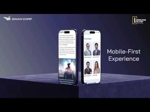 Swan Corp mobile-first website .