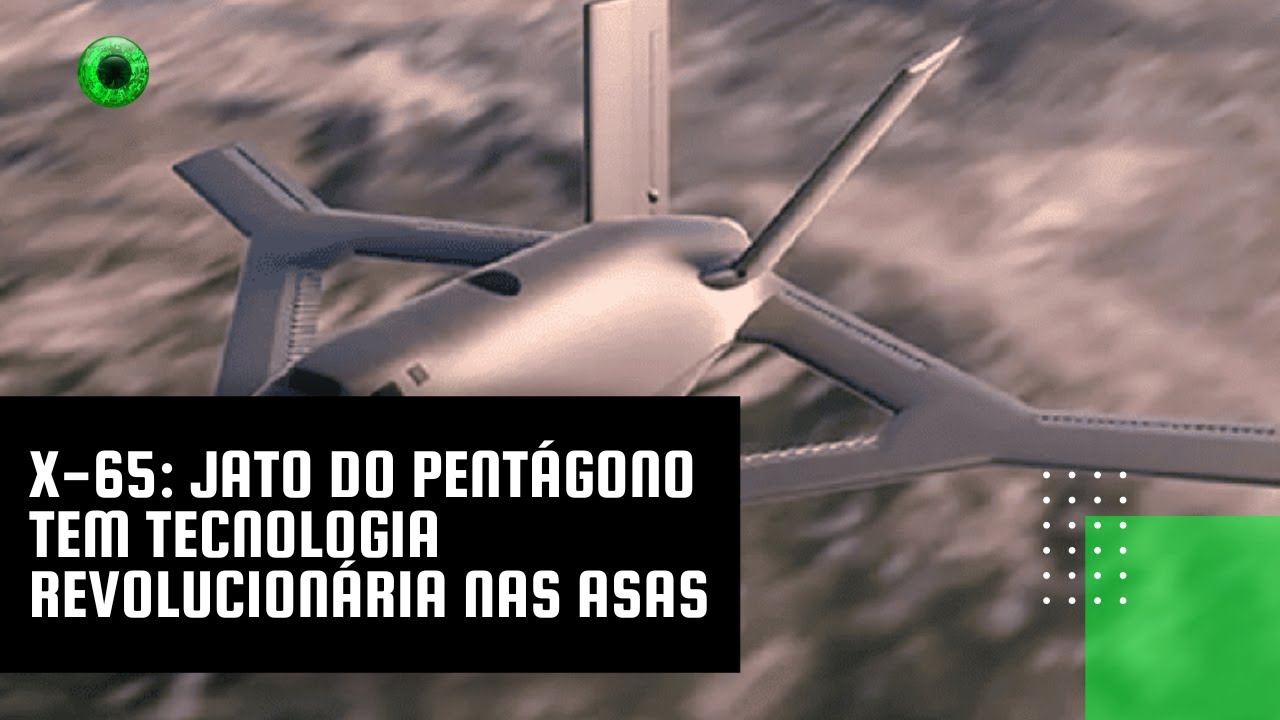 X-65: jato do Pentágono tem tecnologia revolucionária nas asas