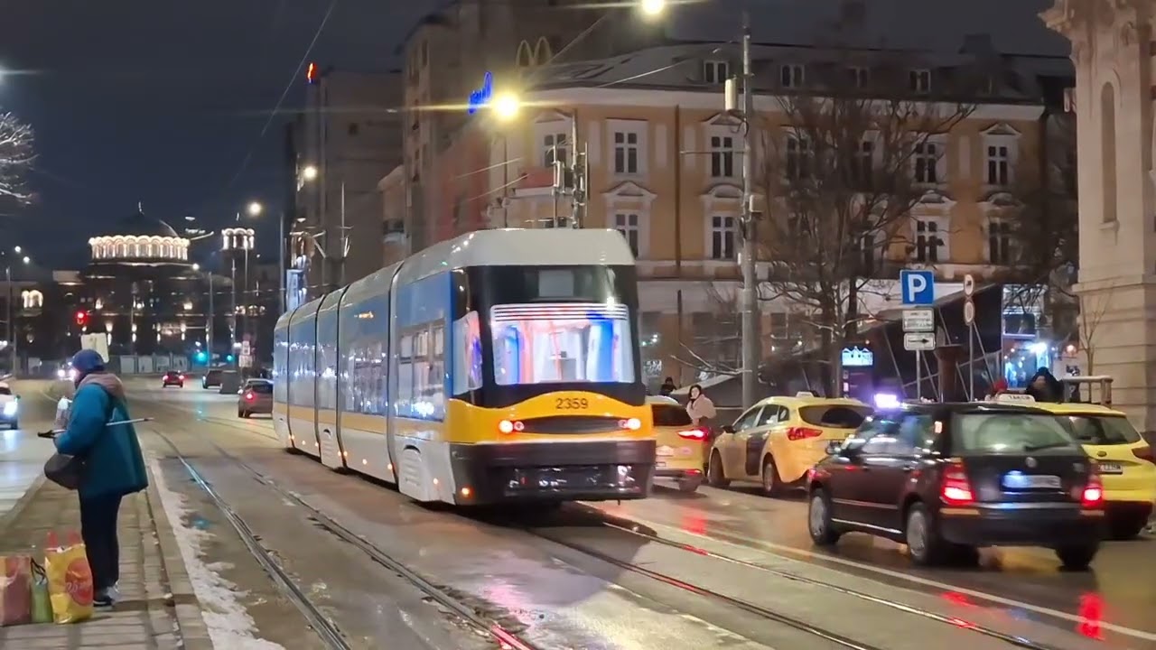 Trams in Sofia 17.01-16.02.2026