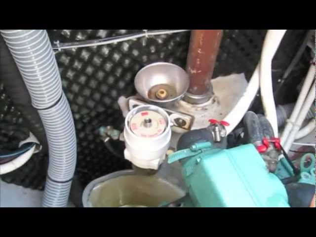 Volvo Penta Diesel Engine Maintenance - DIY on S/V Honeymoon (Ep28)