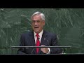 Presidente Piñera interviene en la Asamblea General de Naciones Unidas