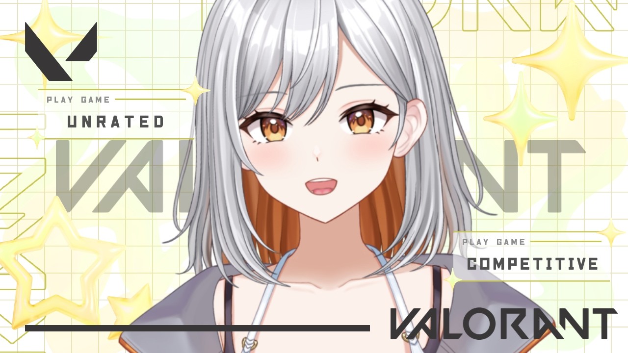 【VALORANT】今日からランク振り分け戦だ！【新人VTuber】