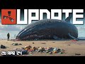 Whales travelling vendors external wall changes  rust update 26th april 2024