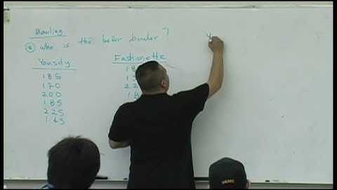 Daniel Judge- Statistics Lecture 3 (part 1)