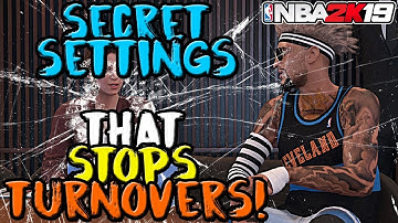 NBA 2K19 SECRET PASS SETTINGS THAT STOPS TURNOVERS!