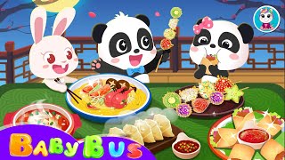 CHINESE RECIPES GAME | PANDA CHEF | CHINESE  RECIPES With BABY PANDA | Educational apps for kids screenshot 3