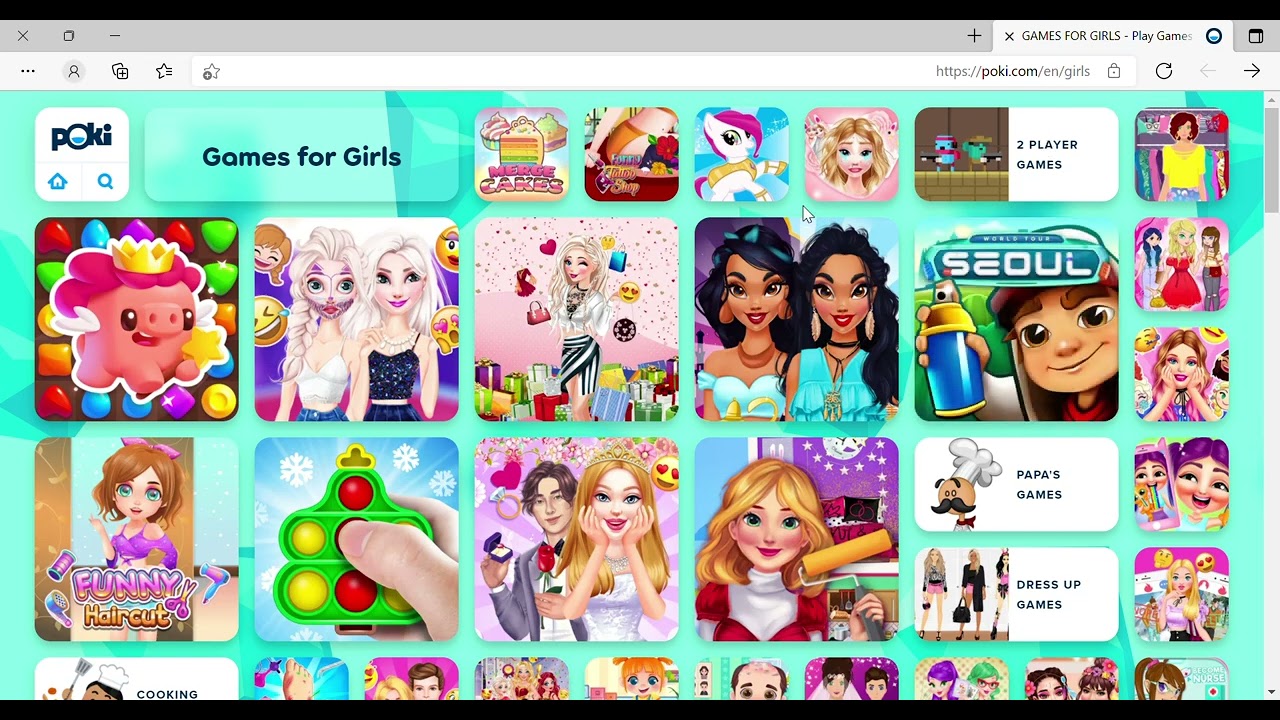 GAMES FOR GIRLS - Play Games for Girls on Poki