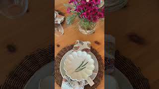 DIY Fall Table scape Idea 🌺 #shorts