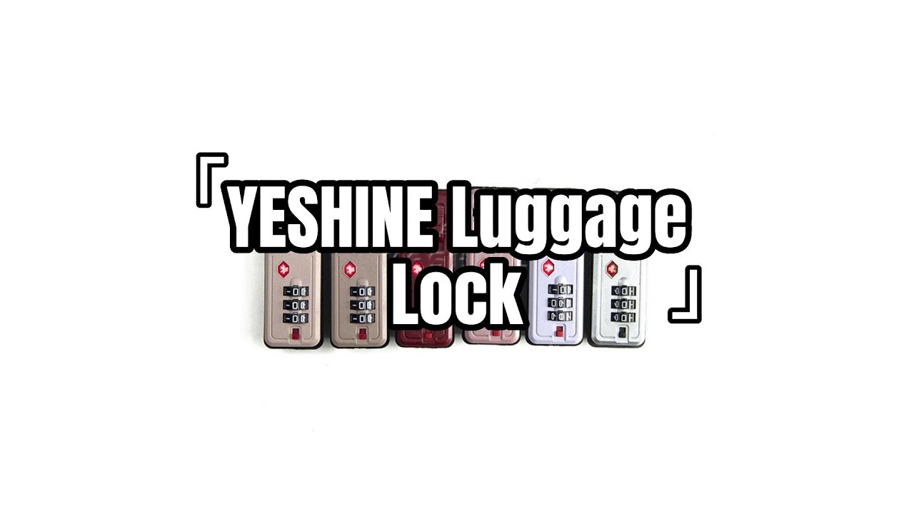 YESHINE 2023 New design Metal material Luggage Lock Parts 