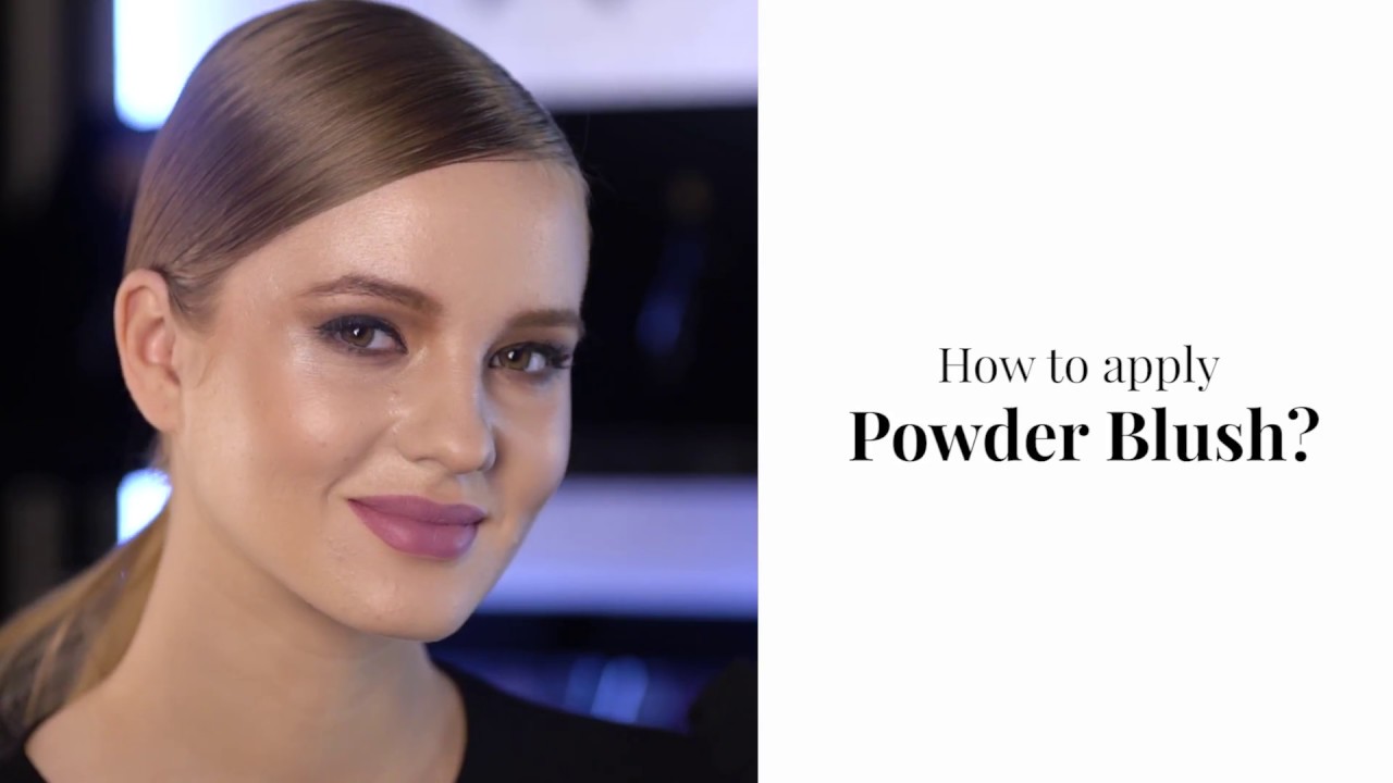 Golden Rose Powder Blush Application YouTube
