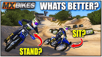 When Should You SIT OR STAND in MX Bikes?