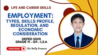 Types of Employment, Resume Writing, Labor Laws, and Economic Considerations -  LCS Q4 - Lesson 3.A screenshot 5