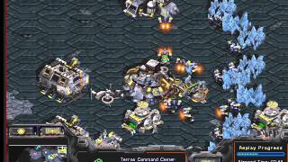 Starcraft Brood War FPVOD 4eburek терран, урок 1 (знакомство, фасткэсп против тосса)