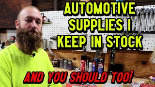 Must Have Supplies For DIY Car Repairs! Keep These Consumables In Your Garage - @gettinjunkdone