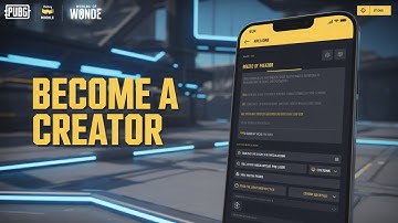 How to Become a PUBG MOBILE WOW Creator | Step-by-Step Guide (2025)