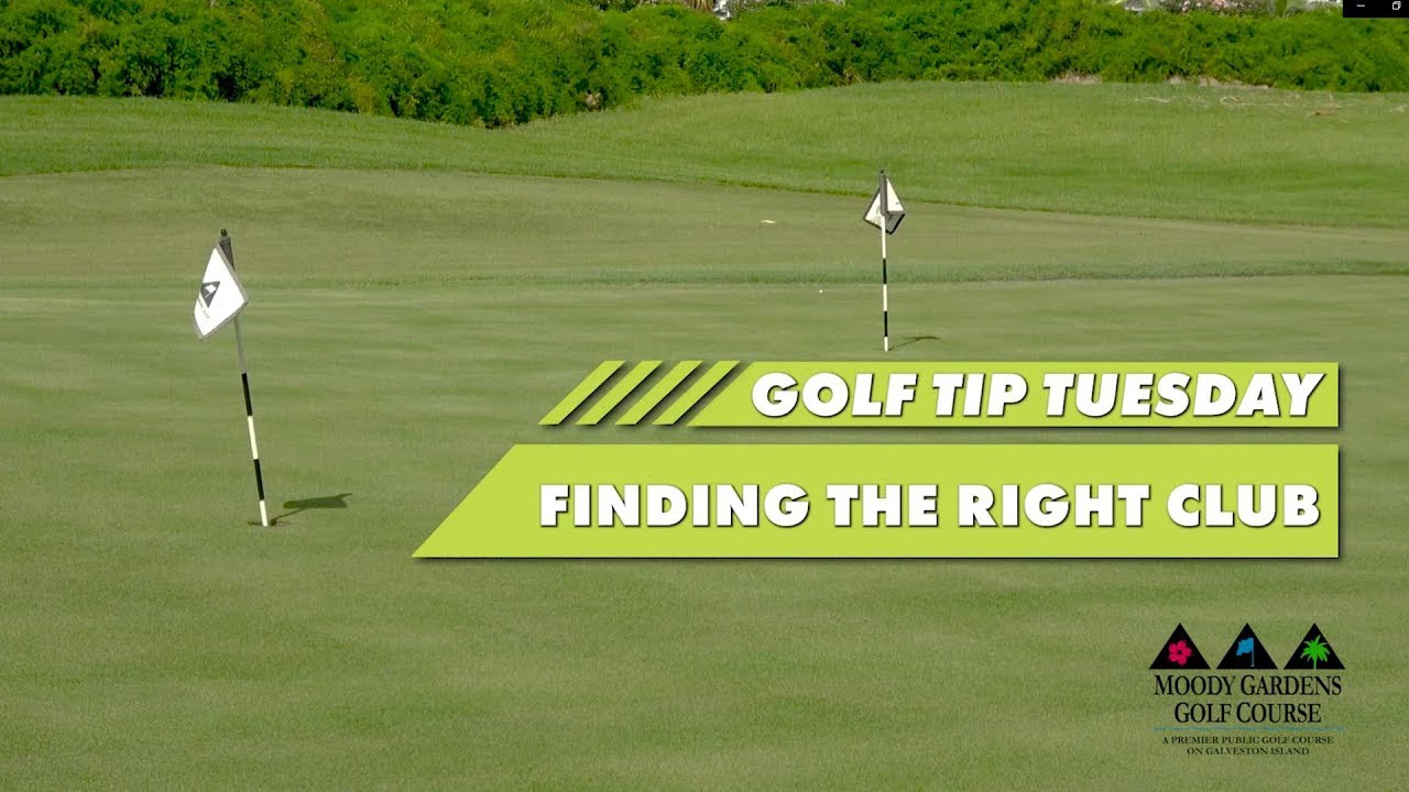 Golf Tip Tuesday Finding The Right Club Youtube
