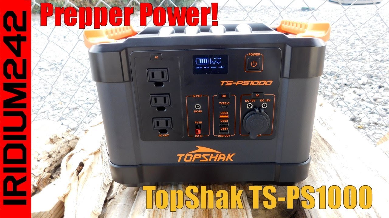 Powerstation-Schnäppchen: Topshak TS-PS1500 mit Starthilfe und 1408 Wh für  498 €