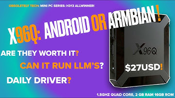 X96-Q TV Box Android or Armbian?