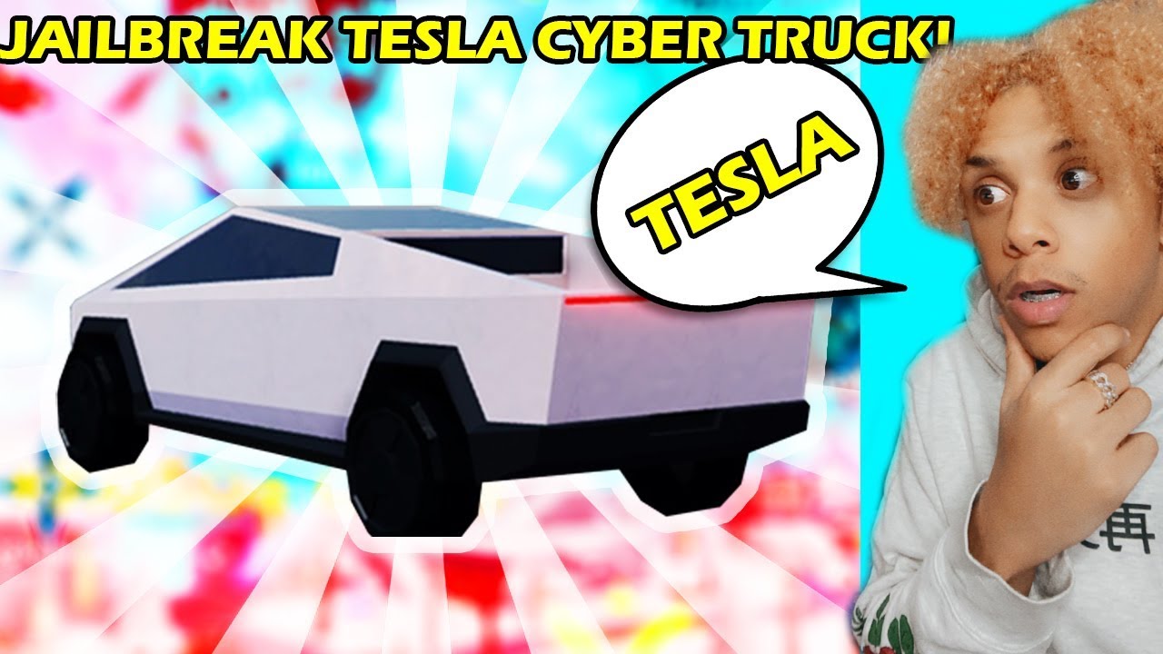 Tesla Cyber Truck In Jailbreak Roblox Live Youtube - cyber werewolf mask roblox